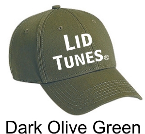 Lid Tunes Dark Olive Green Hat